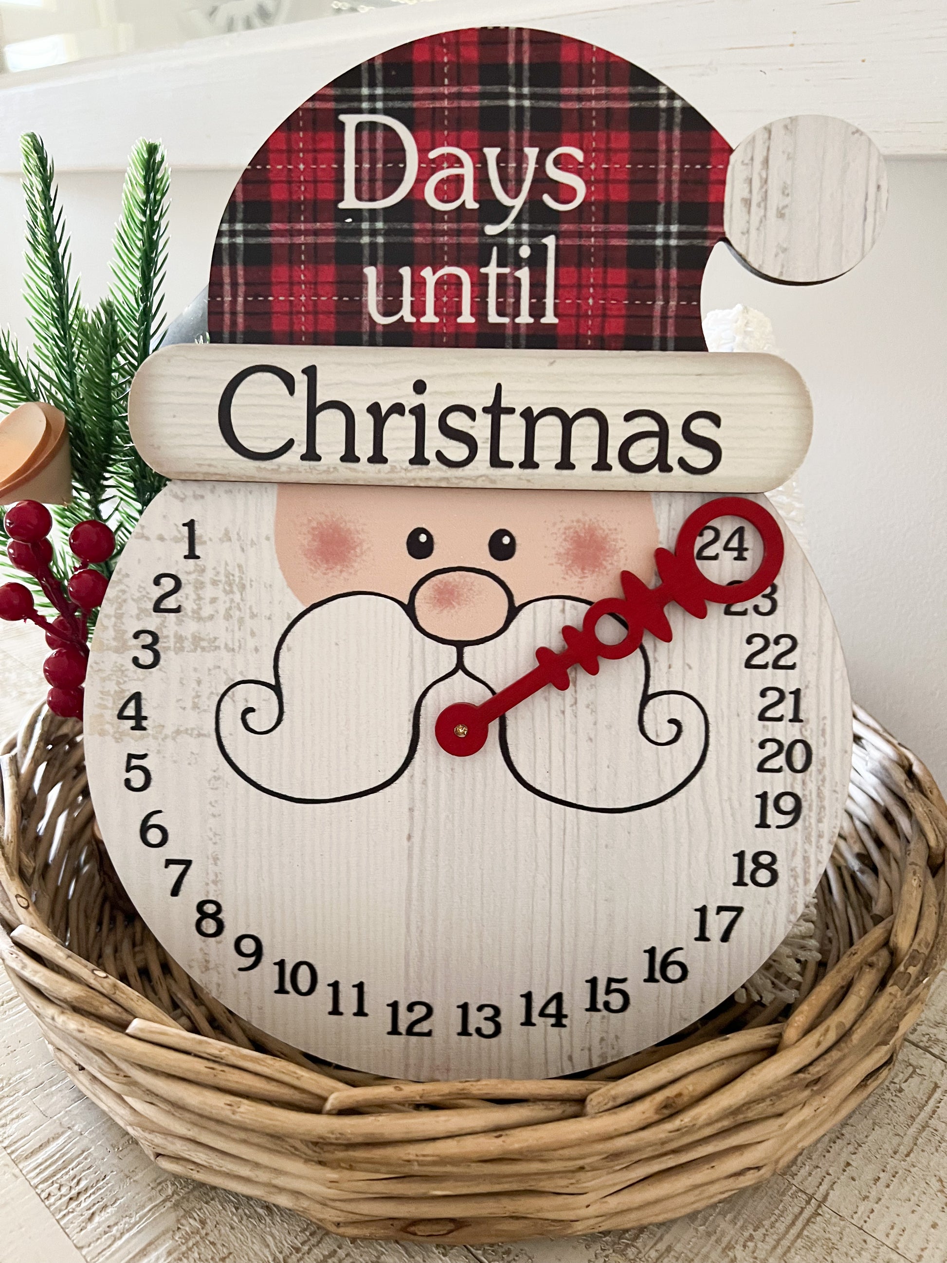 Santa Countdown Calendar The Little Christmas Store